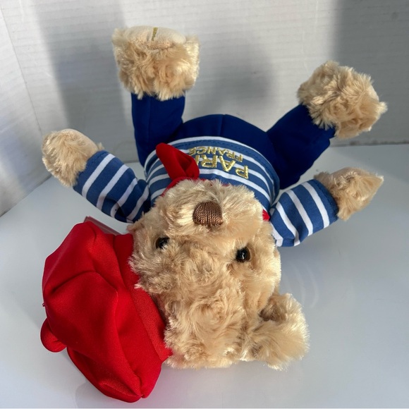 KEEL Toys Paris France Stuffed Plush Teddy Bear Beret French Sailor 8" - Picture 7 of 10